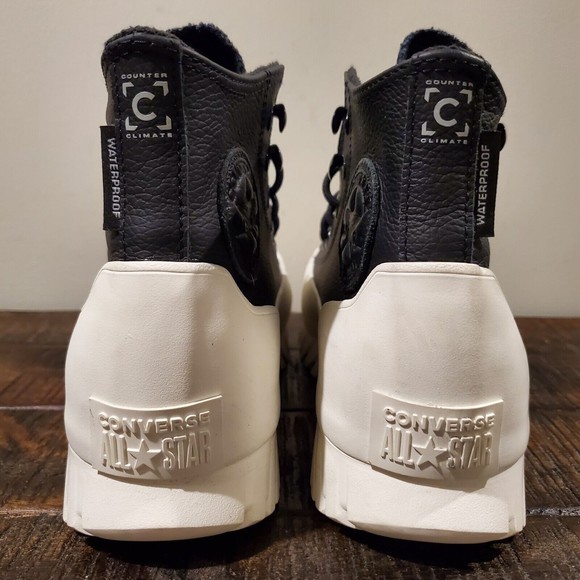 Converse CTAS Lugged 2.0 Counter Climate Shoes High Top Womens 7.5 172057C Black - Picture 4 of 11